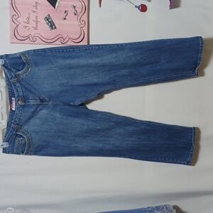 WAK JEANS SIZE 22W IN A BEAUTIFUL FADED BLUE COTTON POLYESTER BLEND